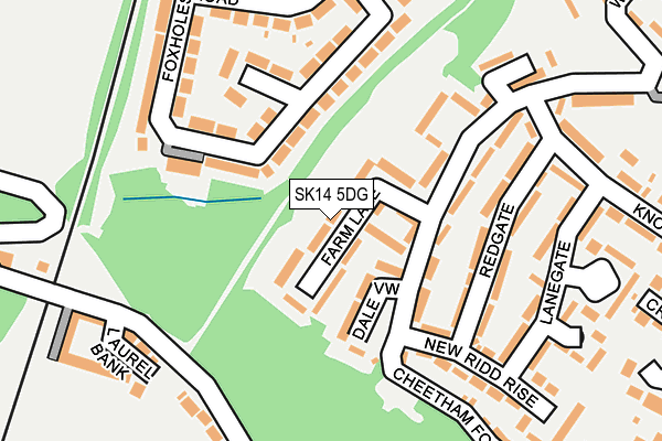 SK14 5DG map - OS OpenMap – Local (Ordnance Survey) SK14 5DG map - OS OpenMap – Local (Ordnance Survey)