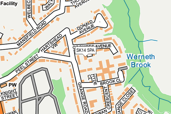 SK14 5PA map - OS OpenMap – Local (Ordnance Survey) SK14 5PA map - OS OpenMap – Local (Ordnance Survey)