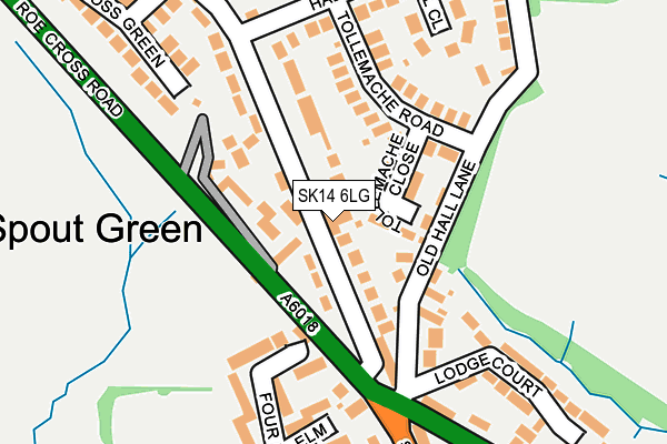 SK14 6LG map - OS OpenMap – Local (Ordnance Survey) SK14 6LG map - OS OpenMap – Local (Ordnance Survey)