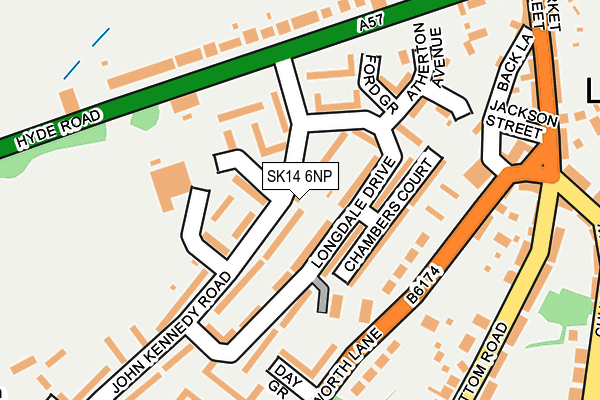 SK14 6NP map - OS OpenMap – Local (Ordnance Survey) SK14 6NP map - OS OpenMap – Local (Ordnance Survey)