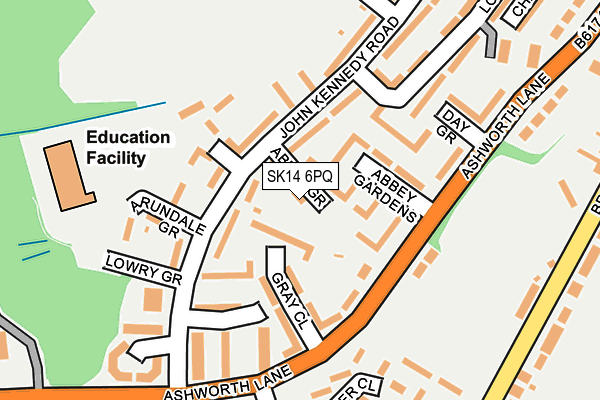 SK14 6PQ map - OS OpenMap – Local (Ordnance Survey) SK14 6PQ map - OS OpenMap – Local (Ordnance Survey)