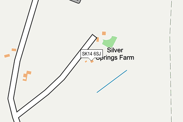 SK14 6SJ map - OS OpenMap – Local (Ordnance Survey) SK14 6SJ map - OS OpenMap – Local (Ordnance Survey)