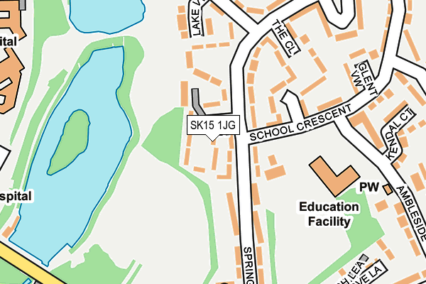 SK15 1JG map - OS OpenMap – Local (Ordnance Survey) SK15 1JG map - OS OpenMap – Local (Ordnance Survey)
