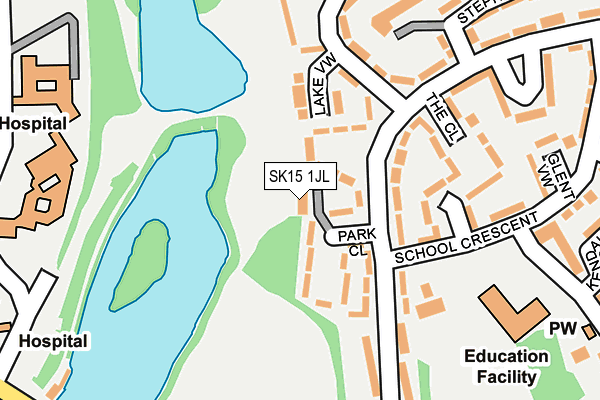 SK15 1JL map - OS OpenMap – Local (Ordnance Survey) SK15 1JL map - OS OpenMap – Local (Ordnance Survey)