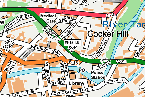 SK15 1JU map - OS OpenMap – Local (Ordnance Survey) SK15 1JU map - OS OpenMap – Local (Ordnance Survey)