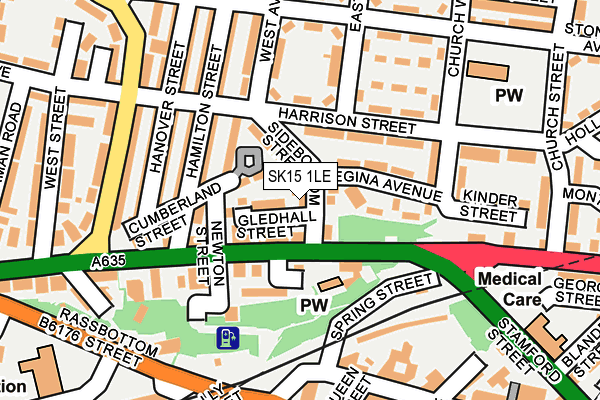 SK15 1LE map - OS OpenMap – Local (Ordnance Survey) SK15 1LE map - OS OpenMap – Local (Ordnance Survey)
