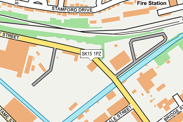 SK15 1PZ map - OS OpenMap – Local (Ordnance Survey) SK15 1PZ map - OS OpenMap – Local (Ordnance Survey)