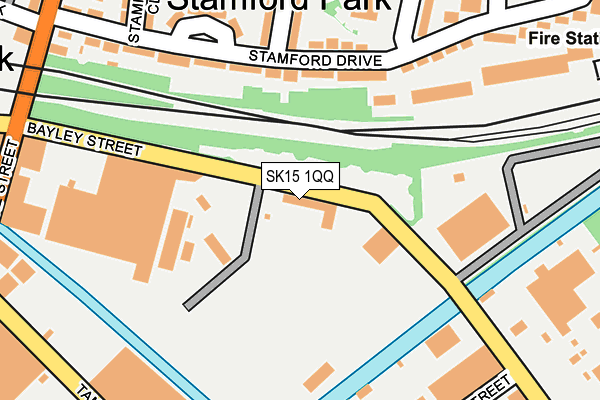 SK15 1QQ map - OS OpenMap – Local (Ordnance Survey) SK15 1QQ map - OS OpenMap – Local (Ordnance Survey)