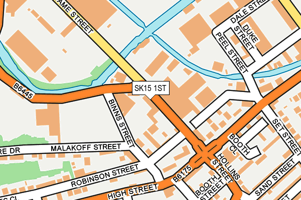 SK15 1ST map - OS OpenMap – Local (Ordnance Survey) SK15 1ST map - OS OpenMap – Local (Ordnance Survey)