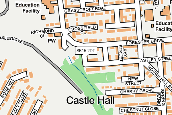 SK15 2DT map - OS OpenMap – Local (Ordnance Survey) SK15 2DT map - OS OpenMap – Local (Ordnance Survey)
