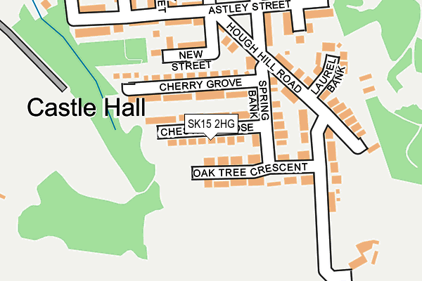 SK15 2HG map - OS OpenMap – Local (Ordnance Survey) SK15 2HG map - OS OpenMap – Local (Ordnance Survey)