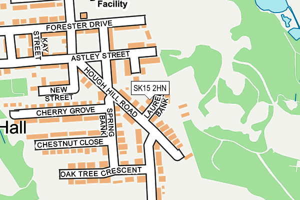 SK15 2HN map - OS OpenMap – Local (Ordnance Survey) SK15 2HN map - OS OpenMap – Local (Ordnance Survey)