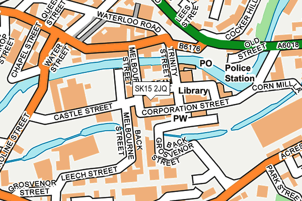 SK15 2JQ map - OS OpenMap – Local (Ordnance Survey) SK15 2JQ map - OS OpenMap – Local (Ordnance Survey)