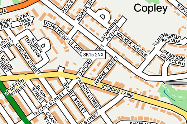 SK15 2NX map - OS OpenMap – Local (Ordnance Survey) SK15 2NX map - OS OpenMap – Local (Ordnance Survey)