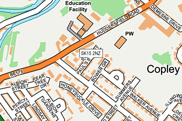 SK15 2NZ map - OS OpenMap – Local (Ordnance Survey) SK15 2NZ map - OS OpenMap – Local (Ordnance Survey)