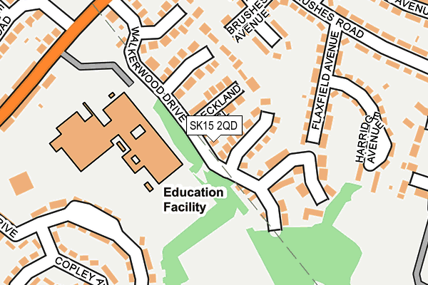 SK15 2QD map - OS OpenMap – Local (Ordnance Survey) SK15 2QD map - OS OpenMap – Local (Ordnance Survey)