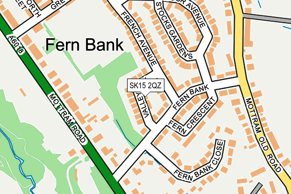 SK15 2QZ map - OS OpenMap – Local (Ordnance Survey) SK15 2QZ map - OS OpenMap – Local (Ordnance Survey)