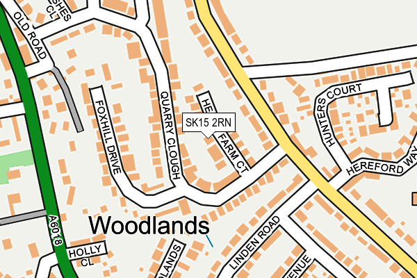SK15 2RN map - OS OpenMap – Local (Ordnance Survey) SK15 2RN map - OS OpenMap – Local (Ordnance Survey)