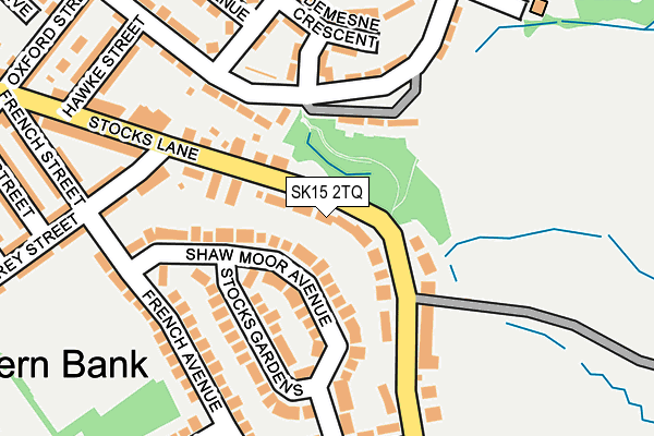 SK15 2TQ map - OS OpenMap – Local (Ordnance Survey) SK15 2TQ map - OS OpenMap – Local (Ordnance Survey)