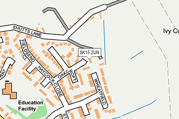 SK15 2UN map - OS OpenMap – Local (Ordnance Survey) SK15 2UN map - OS OpenMap – Local (Ordnance Survey)