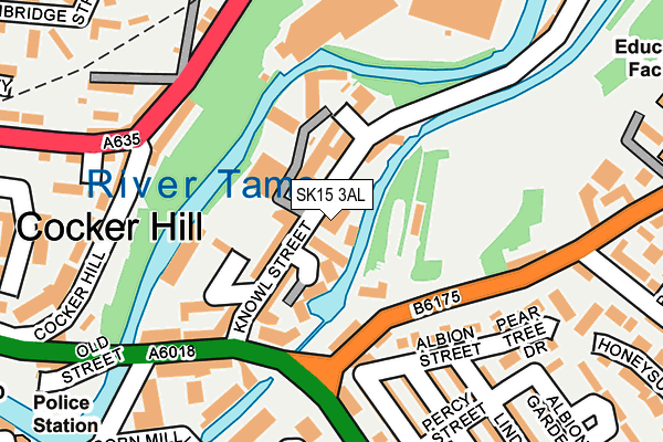 SK15 3AL map - OS OpenMap – Local (Ordnance Survey) SK15 3AL map - OS OpenMap – Local (Ordnance Survey)