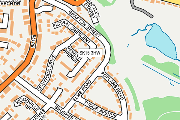 SK15 3HW map - OS OpenMap – Local (Ordnance Survey) SK15 3HW map - OS OpenMap – Local (Ordnance Survey)