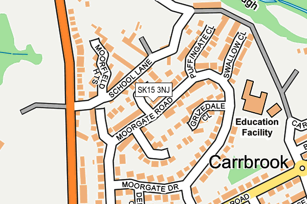 SK15 3NJ map - OS OpenMap – Local (Ordnance Survey) SK15 3NJ map - OS OpenMap – Local (Ordnance Survey)