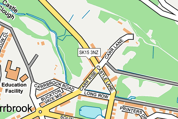 SK15 3NZ map - OS OpenMap – Local (Ordnance Survey) SK15 3NZ map - OS OpenMap – Local (Ordnance Survey)