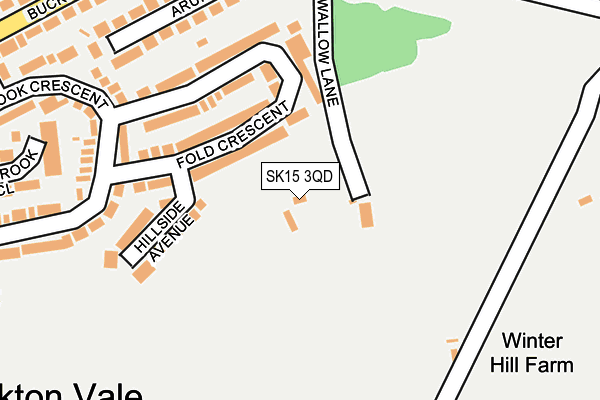 SK15 3QD map - OS OpenMap – Local (Ordnance Survey) SK15 3QD map - OS OpenMap – Local (Ordnance Survey)