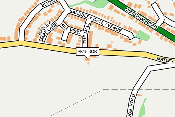 SK15 3QR map - OS OpenMap – Local (Ordnance Survey) SK15 3QR map - OS OpenMap – Local (Ordnance Survey)