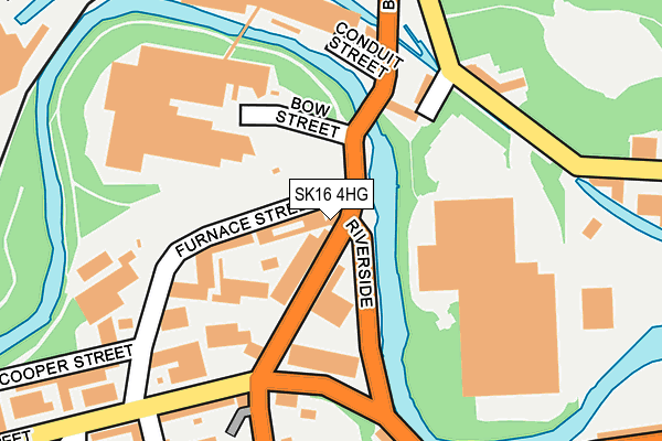 SK16 4HG map - OS OpenMap – Local (Ordnance Survey) SK16 4HG map - OS OpenMap – Local (Ordnance Survey)