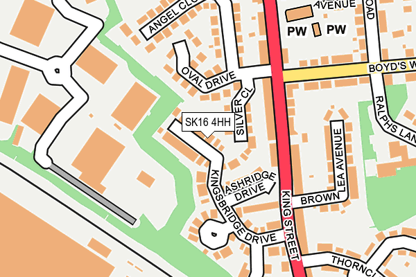 SK16 4HH map - OS OpenMap – Local (Ordnance Survey) SK16 4HH map - OS OpenMap – Local (Ordnance Survey)