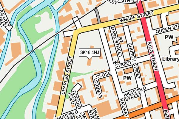 SK16 4NJ map - OS OpenMap – Local (Ordnance Survey) SK16 4NJ map - OS OpenMap – Local (Ordnance Survey)