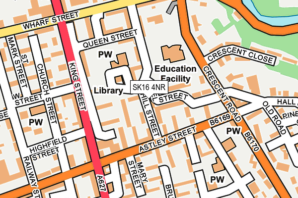SK16 4NR map - OS OpenMap – Local (Ordnance Survey) SK16 4NR map - OS OpenMap – Local (Ordnance Survey)