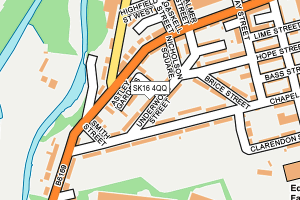 SK16 4QQ map - OS OpenMap – Local (Ordnance Survey) SK16 4QQ map - OS OpenMap – Local (Ordnance Survey)