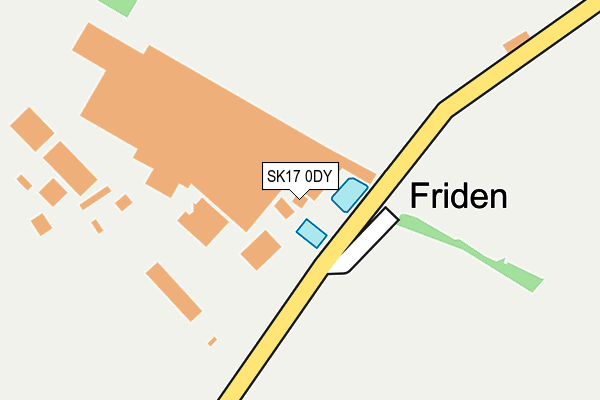 SK17 0DY map - OS OpenMap – Local (Ordnance Survey)