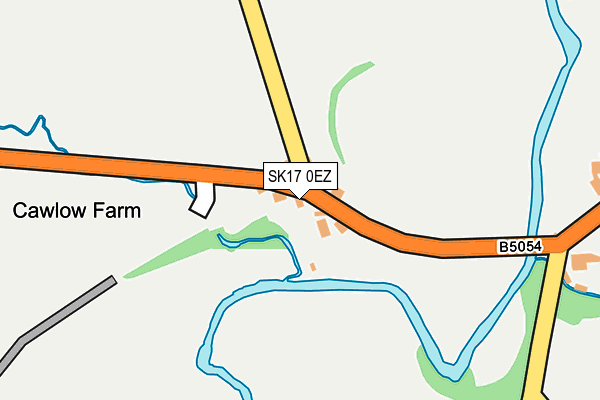 SK17 0EZ map - OS OpenMap – Local (Ordnance Survey) SK17 0EZ map - OS OpenMap – Local (Ordnance Survey)