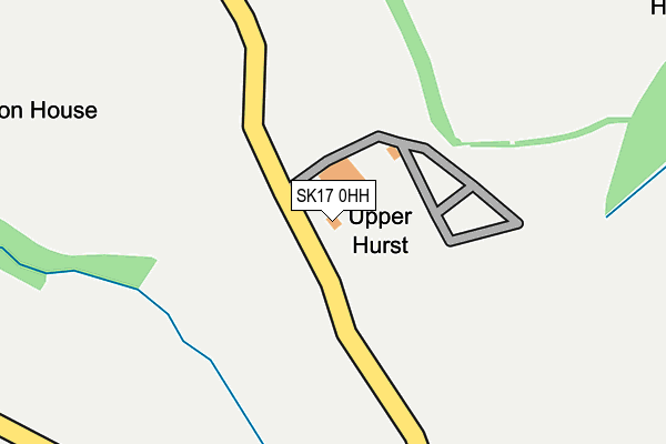 SK17 0HH map - OS OpenMap – Local (Ordnance Survey) SK17 0HH map - OS OpenMap – Local (Ordnance Survey)