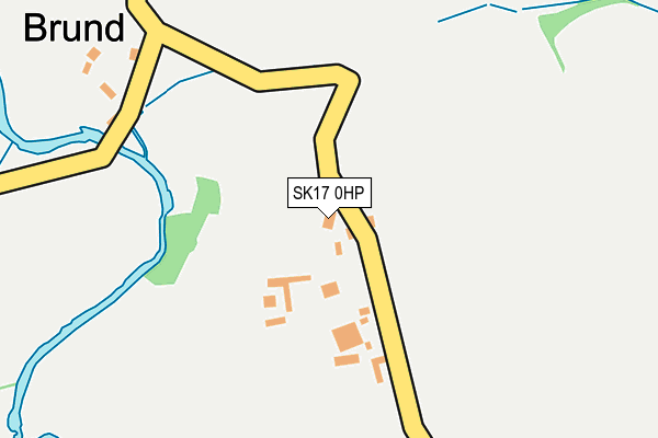 SK17 0HP map - OS OpenMap – Local (Ordnance Survey) SK17 0HP map - OS OpenMap – Local (Ordnance Survey)