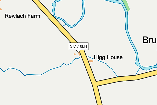SK17 0LH map - OS OpenMap – Local (Ordnance Survey)