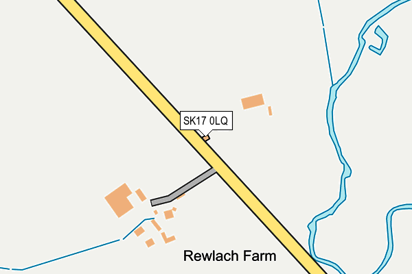 SK17 0LQ map - OS OpenMap – Local (Ordnance Survey) SK17 0LQ map - OS OpenMap – Local (Ordnance Survey)
