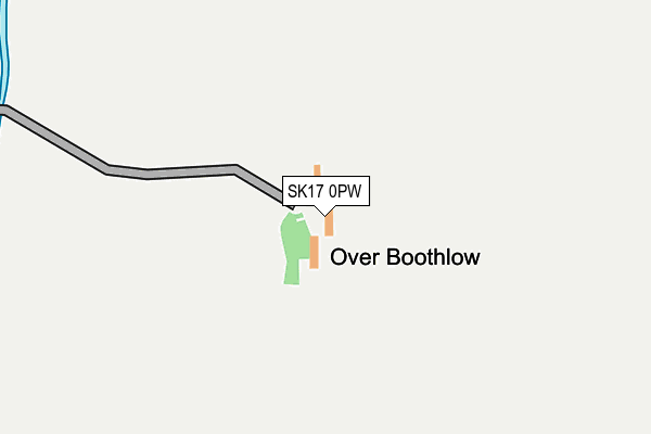 SK17 0PW map - OS OpenMap – Local (Ordnance Survey) SK17 0PW map - OS OpenMap – Local (Ordnance Survey)