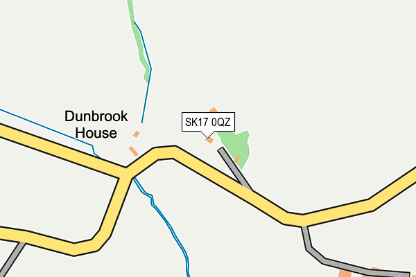 SK17 0QZ map - OS OpenMap – Local (Ordnance Survey)