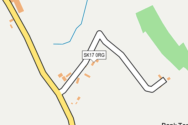 SK17 0RG map - OS OpenMap – Local (Ordnance Survey) SK17 0RG map - OS OpenMap – Local (Ordnance Survey)