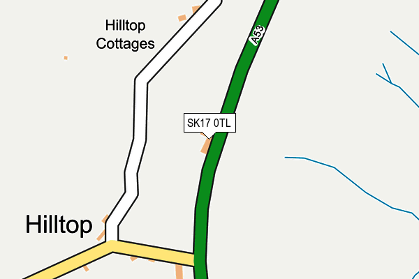 SK17 0TL map - OS OpenMap – Local (Ordnance Survey) SK17 0TL map - OS OpenMap – Local (Ordnance Survey)