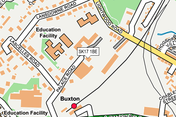 SK17 1BE map - OS OpenMap – Local (Ordnance Survey) SK17 1BE map - OS OpenMap – Local (Ordnance Survey)