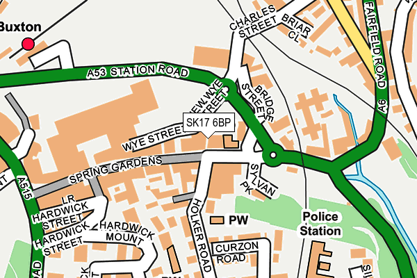 SK17 6BP map - OS OpenMap – Local (Ordnance Survey) SK17 6BP map - OS OpenMap – Local (Ordnance Survey)