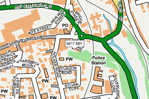 SK17 6BY map - OS OpenMap – Local (Ordnance Survey) SK17 6BY map - OS OpenMap – Local (Ordnance Survey)
