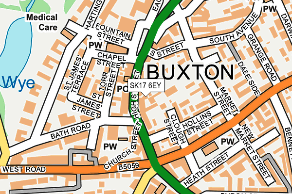 SK17 6EY map - OS OpenMap – Local (Ordnance Survey) SK17 6EY map - OS OpenMap – Local (Ordnance Survey)