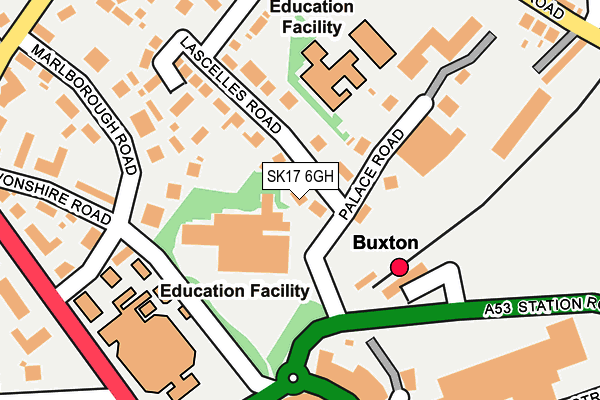 SK17 6GH map - OS OpenMap – Local (Ordnance Survey) SK17 6GH map - OS OpenMap – Local (Ordnance Survey)